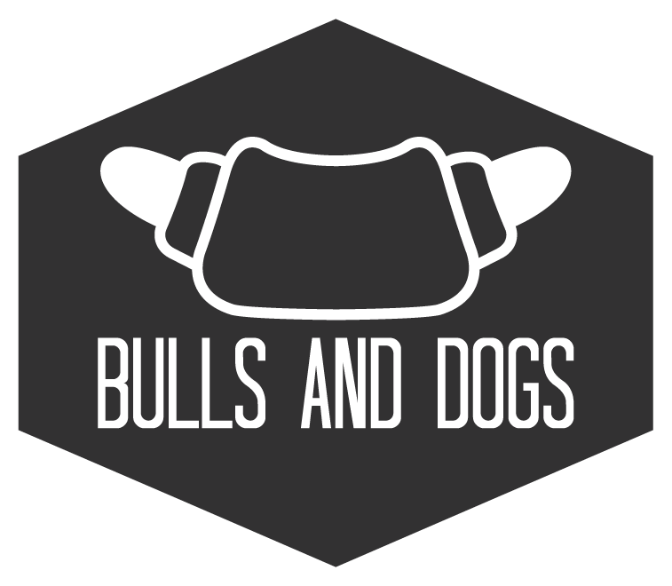 Bulls and dogs logo